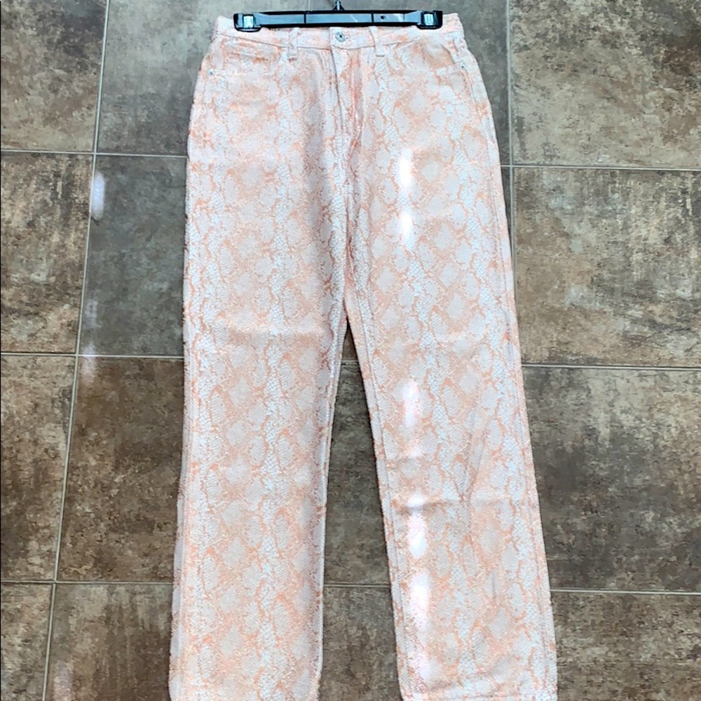 Snake Skin / Wide Leg Pant